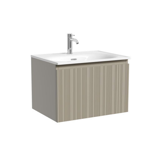 Тумба под раковину Sancos CODE CD60GP 59х45х40 подвесная цвет серый