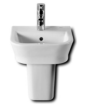 Раковина керамическая Roca GAP 7.3274.7.800.0 40х32 подвесная цвет белый 1 отверстие под смеситель