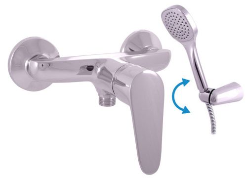 Смеситель для душа VICTORIA VI281.5/2 настенный хром