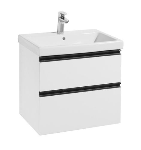 Тумба под раковину Roca DOMI A857458806 60х46х58 подвесная цвет белый глянцевый