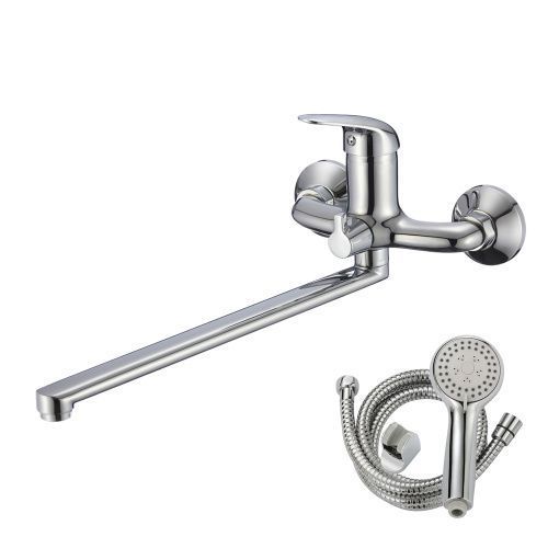 Смеситель для ванны WesnaArt Luch LUC15-320 настенный хром