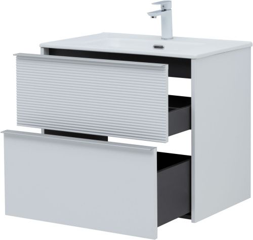 Тумба под раковину Aquanet Вита 00330476 70х47х63 подвесная цвет белый