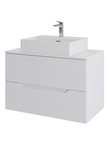 Тумба с раковиной Orange Line Li-80TuwMDF+B04-500W 81х46х66