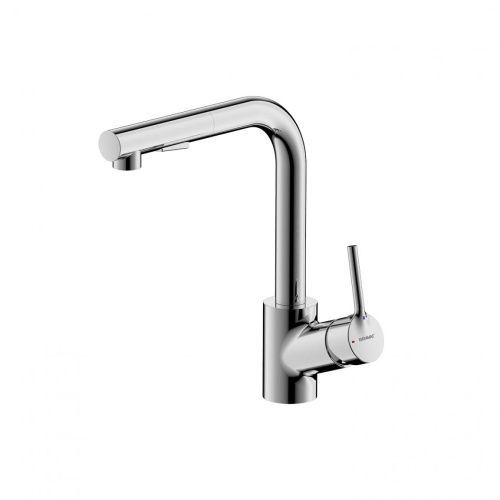 Смеситель для кухни Bravat Affability F7172217CP-3 на столешницу хром