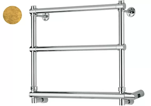 Полотенцесушитель Margaroli Sole 5404703OBNC 46х57 электрический латунь