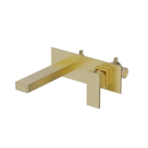 Смеситель для раковины Timo Selene 2071/17SM встраиваемый в стену золото матовое