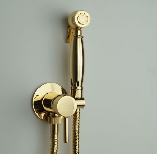 Гигиенический душ со смесителем Emmevi 179/OR цвет золото