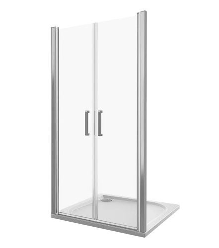 Душевая перегородка Good Door FANTASY ФА00020 90х185 стекло прозрачное профиль хром глянцевый