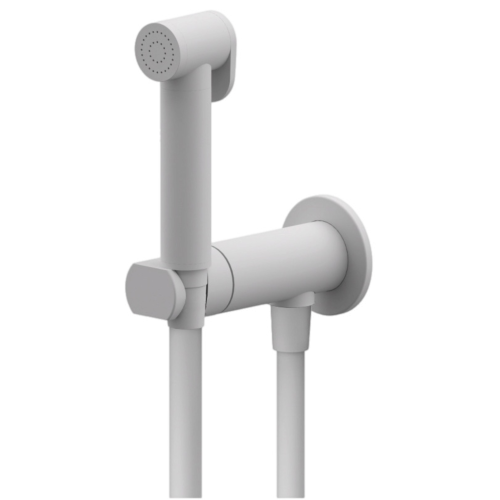 Гигиенический душ со смесителем Remer N64WBO белый матовый