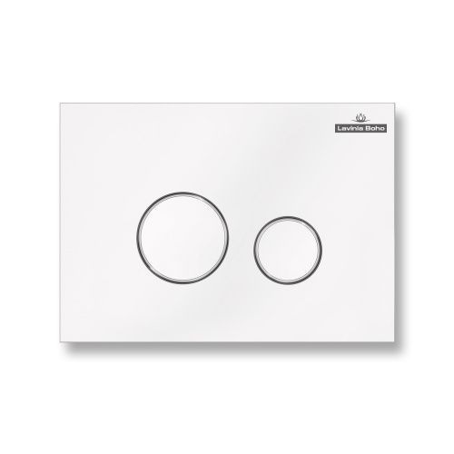 Клавиша смыва механическая Lavinia Boho RelFix 3805004W цвет белый/хром