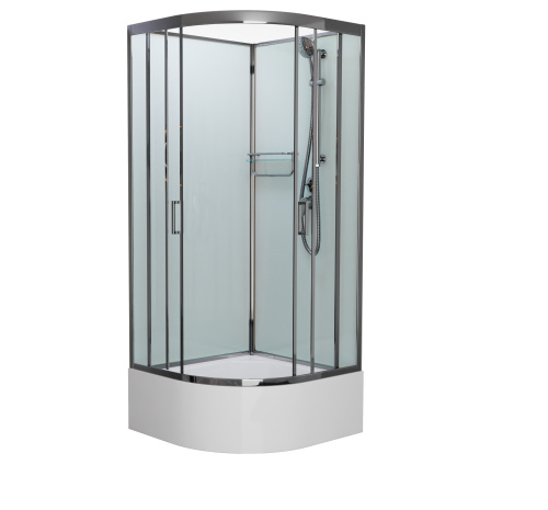 Душевая кабина Frank 186009 100х100 без крыши ориентация универсальная