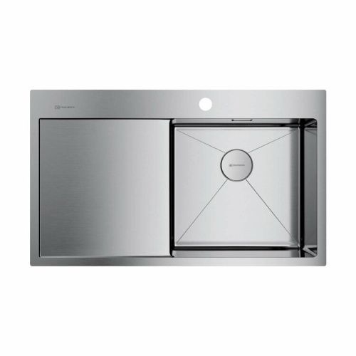 Кухонная мойка Omoikiri Akisame 4993763 86х51 цвет нержавеющая сталь
