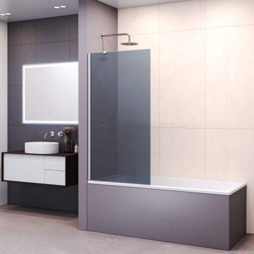 Душевая шторка на ванну RGW Screens 351115006-31 60х150 стекло тонированное профиль хром глянцевый ориентация универсальная