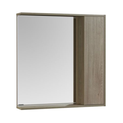 Зеркало-шкаф Aquaton Стоун 1A228302SX850 80х15х83 подвесной цвет светлое дерево
