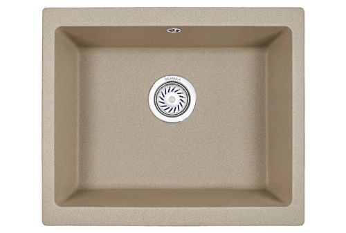Кухонная мойка Granula 5551, ПЕСОК 55х46 цвет бежевый поверхность матовая