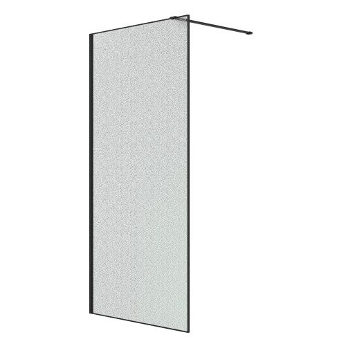 Душевая перегородка Niagara Nova NG-781-90BLACK 90х200 стекло матовое профиль черный матовый