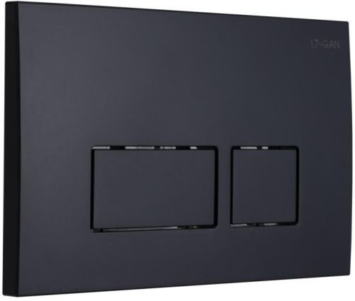 Клавиша смыва механическая Logan Space 00297680 цвет черный матовый