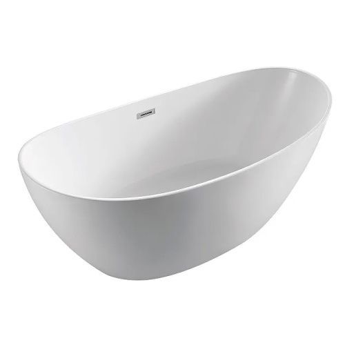 Ванна акриловая Azario Glasgow GLA18080 180х80 отдельностоящая овальная с каркасом