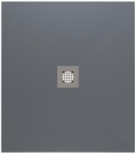 Душевой поддон Allen Brau Priority 8.31005-BGM 100х100 искусственный камень синий/серый без каркаса