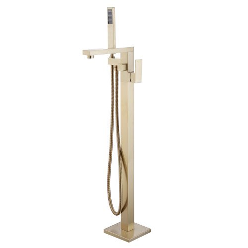 Смеситель ABBER Daheim AF8215G напольный золото матовое