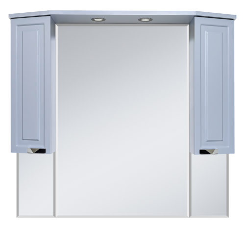 Зеркало-шкаф Misty Терра П-Тер02110-0501 110х21х100 подвесной цвет серый