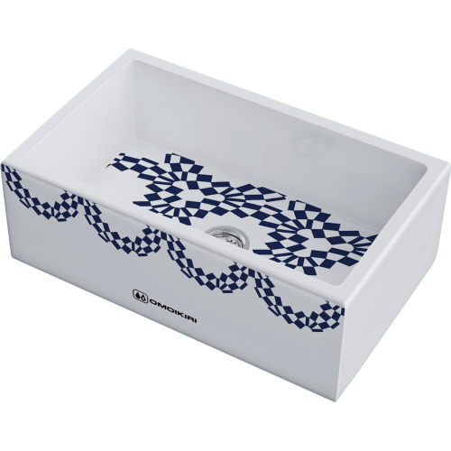 Кухонная мойка Omoikiri Mikura 76-Tokyo-2 4993173 76х46 цвет белый