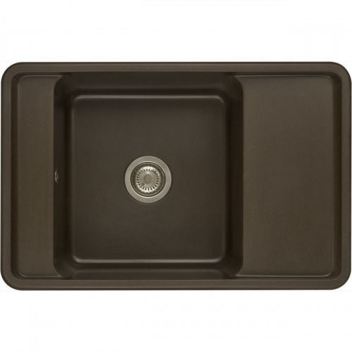 Кухонная мойка Aquaton Беллис 1A725032BS280 78х51 цвет коричневый поверхность матовая