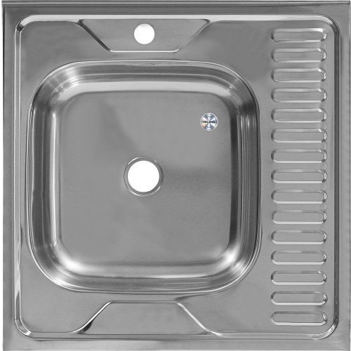 Кухонная мойка Melana 073 t L (*20) 60х60 цвет хром