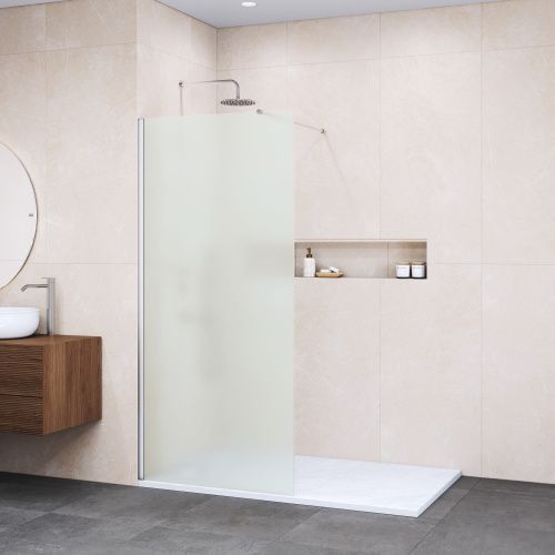 Душевая перегородка RGW Walk In 351001012-21 120х195 стекло матовое профиль хром глянцевый