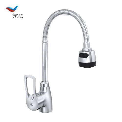 Смеситель для кухни Славен Прораб СЛ-ОД-Ц25 на мойку хром