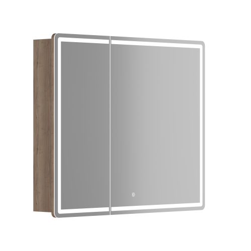 Зеркало-шкаф Sancos Mirror MI90EG 89х15х74 настенный цвет дуб галифакс натуральный