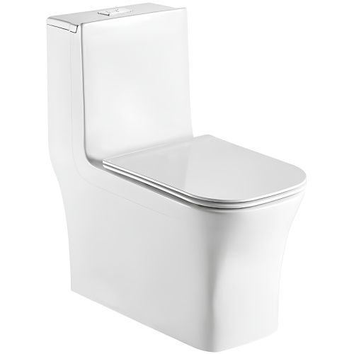 Унитаз напольный с бачком WeltWasser WW GLANBACH 001 GL-WT (10000009942) белый глянцевый с сиденьем микролифт безободковый смыв торнадо