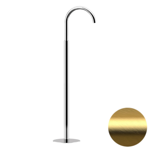 Излив Daniel Swing S204708DP напольный золото брашированное