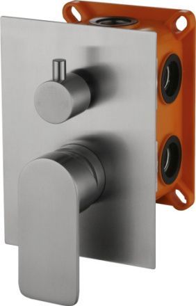 Смеситель BelBagno NOVA NOV-SDMC-IN встраиваемый в стену сатин