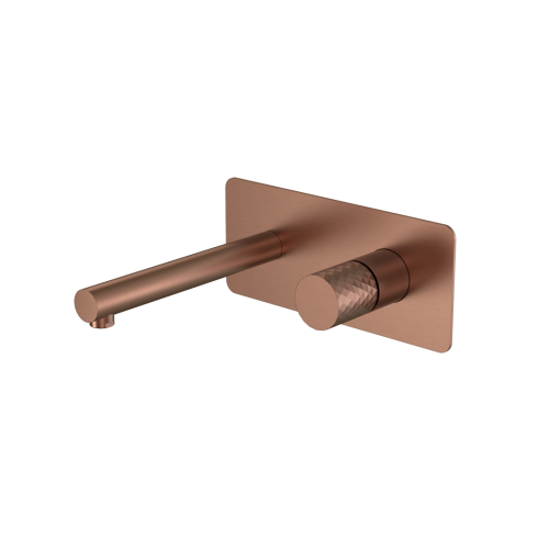 Смеситель для раковины Boheme Stick 125-BRB встраиваемый в стену бронза