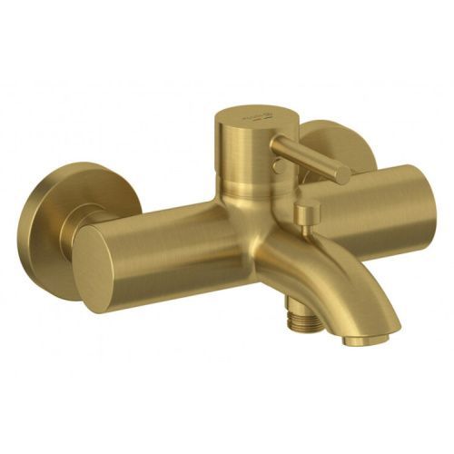 Смеситель Kludi BOZZ 38691N076 настенный золото брашированное/шлифованное