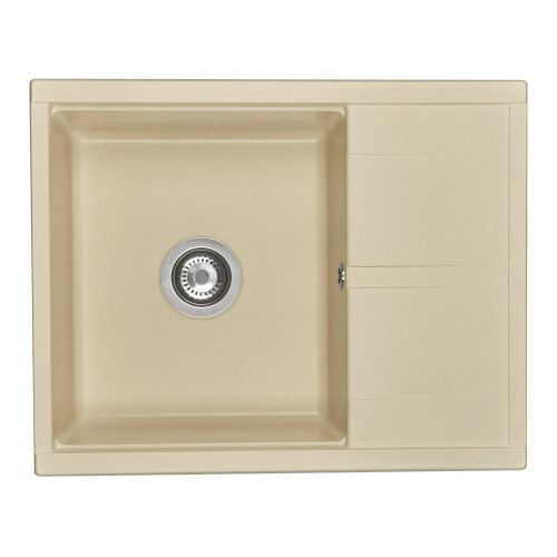 Кухонная мойка Aquaton Делия 1A718632DE290 65х52 цвет бежевый поверхность матовая