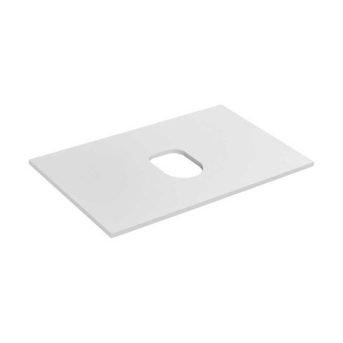 Столешница Aquaton Либерти 1A281203LY010 69х44 накладная цвет белый глянцевый