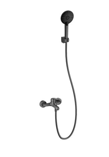 Смеситель для ванны Wonzon & Woghand WW-4530-BGG настенный графит