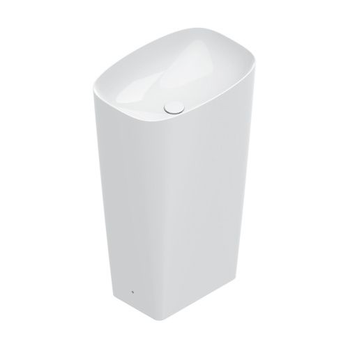 Раковина керамическая Catalano Green 55 см 428551001 напольная цвет белый без отверстий под смеситель