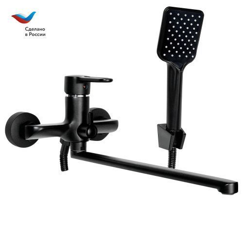 Смеситель для ванны Славен Город СЛ-ОД-Т3Ч настенный черный