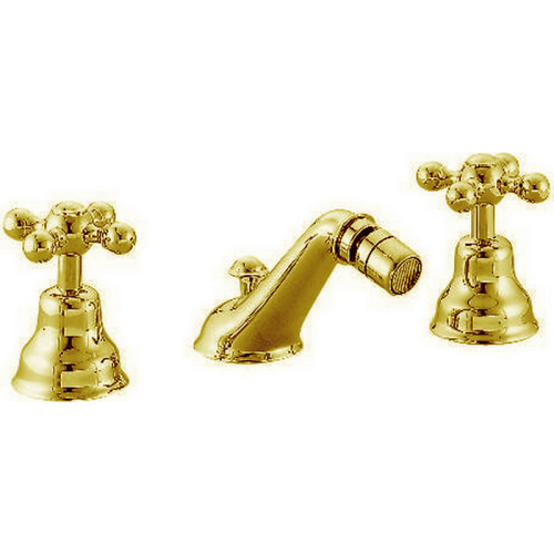 Смеситель Cisal Arcana Ceramic AC00122024 на биде золото