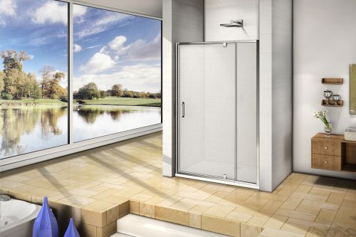 Душевая перегородка Good Door ORION ОР00023 130х185 стекло матовое профиль хром глянцевый