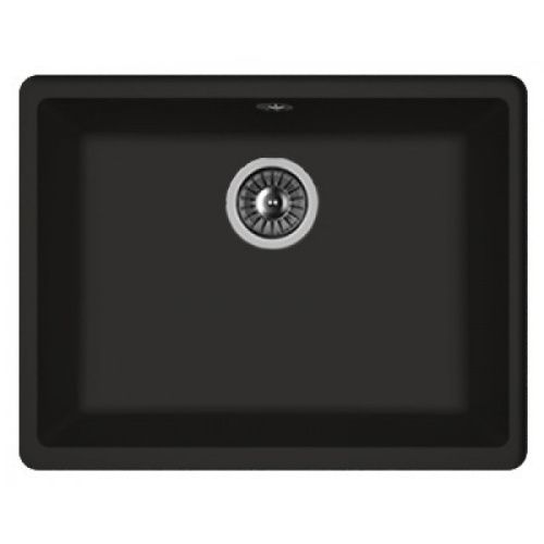Кухонная мойка Florentina Вега 500 22.320.D0500.208 54х42 цвет черный матовый поверхность матовая
