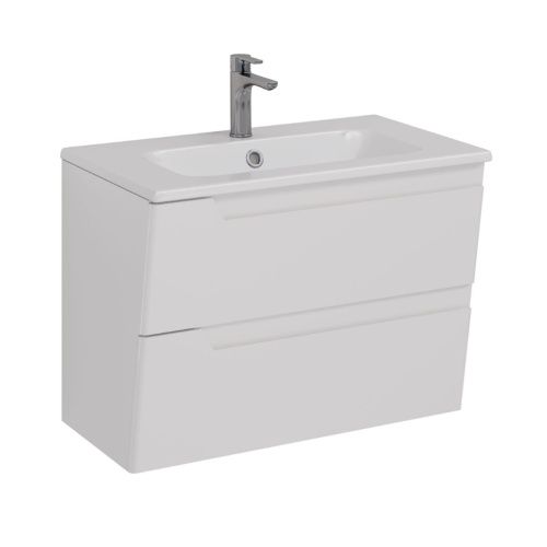 Тумба под раковину LeMark Miano LM06M80T 73х44х58 подвесная цвет белый