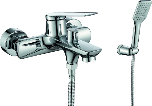 Смеситель для ванны Rush Bering BE5535-44 настенный хром