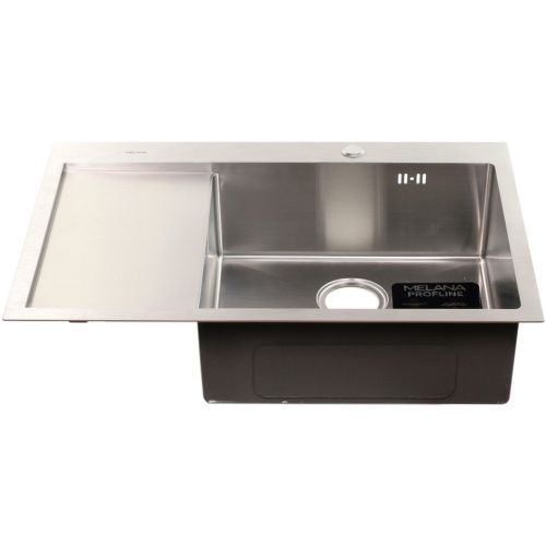 Кухонная мойка Melana ProfLine D7851H-R сатин 78х51 цвет сатин поверхность матовая