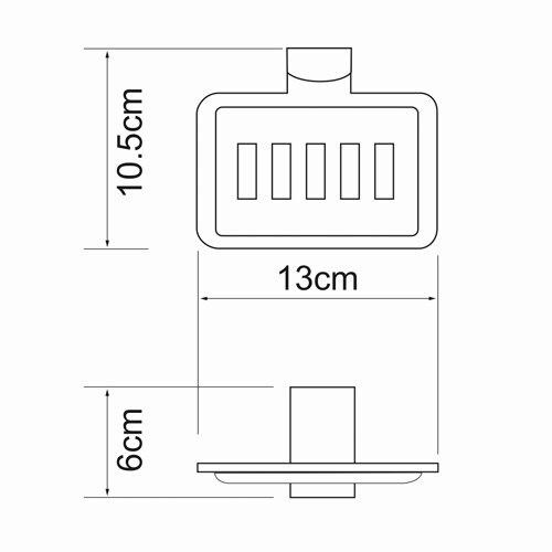 Мыльница WasserKRAFT 5269 - фото 5