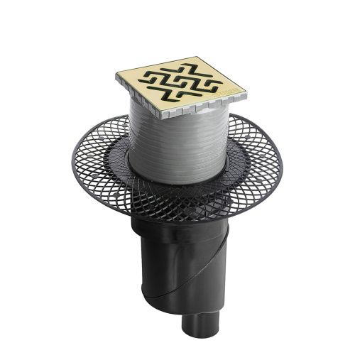 Душевой трап Berges PLATZ Antik 094060 в пол