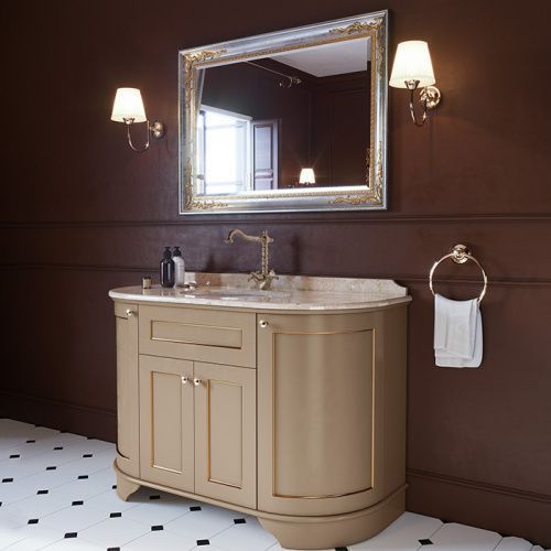 Тумба с раковиной TW collection York nuovo YOR4130-PO+S53 bi комплект 130х59х87